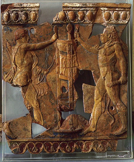 Terracotta plaque from the Temple of Apollo on the Palatine