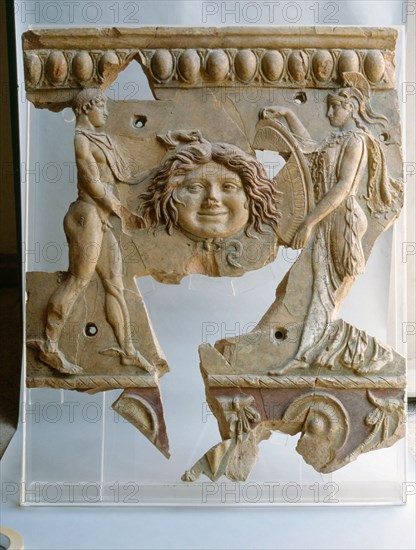 Decorative relief from the Temple of Apollo on the Palatine