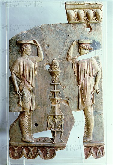 Decorative relief from the Temple of Apollo on the Palatine