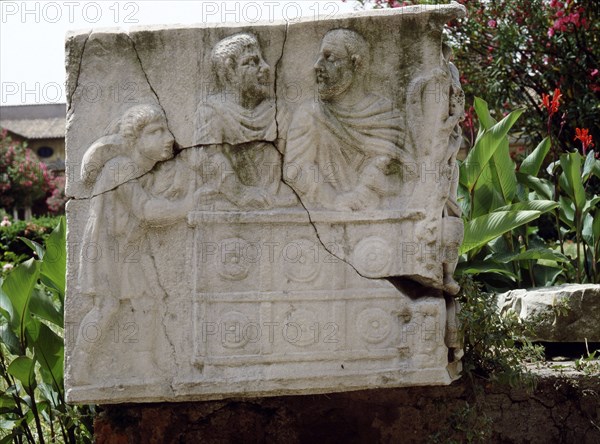 Relief depicting bakers at work