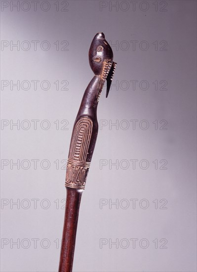 Staff with animal finial