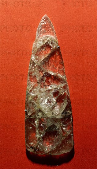 Transparent quartz knife