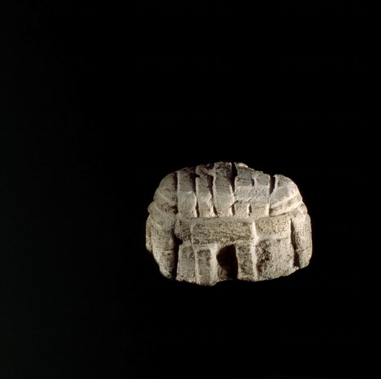 Model temple possibly depicting the megalithic temple of Hagar Qim