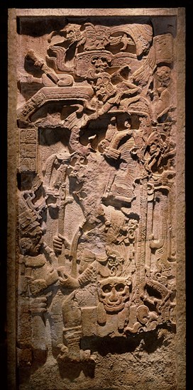 Commemorative stela to Two Wind, ruler of Piedras Negras