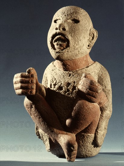 Xipe Totec, the Flayed Lord, dressed in the skin of a sacrificial victim