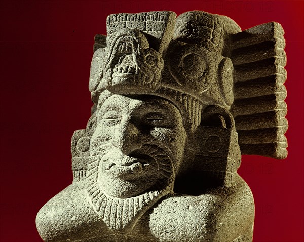 The Two Lord, Ometecuhtli, who was both male and female and the supreme creative deity in the Aztec Pantheon