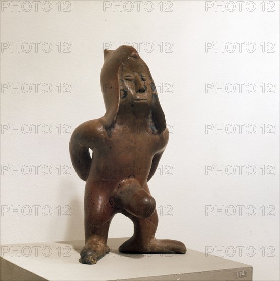 Figurine of an ithyphallic dancer from Colima