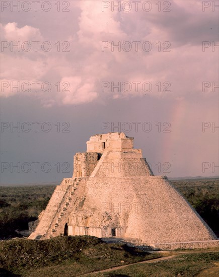 The Pyramid of the Magician at Uxmal