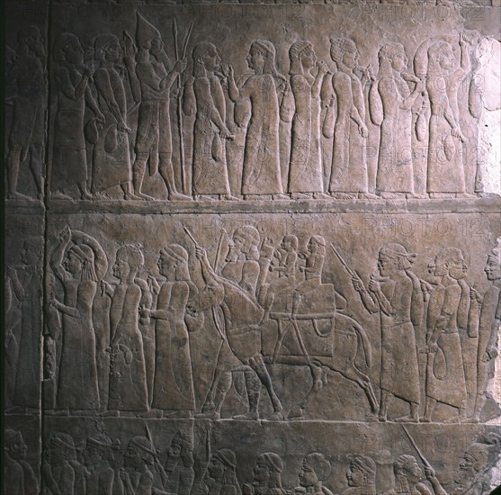 Surrender of the Elamite city of Hamanu to Ashurbanipal