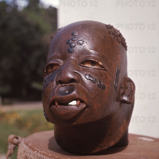 Mask used in dances accompanying male circumcision rites
