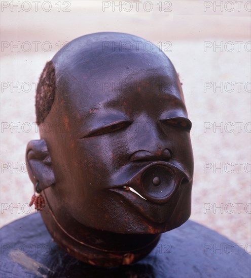 Mask used in dances accompanying male circumcision rites