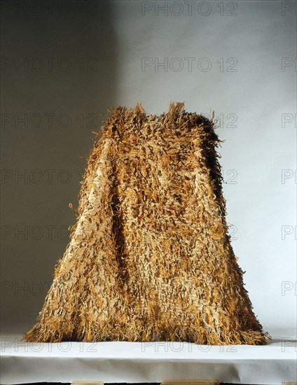 Maori flax fibre cloak