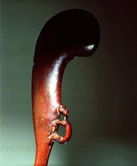 A Maori chiefs wooden club
