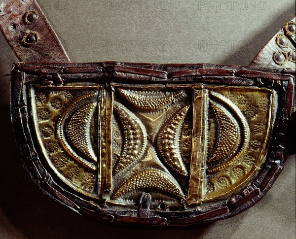A detail of a horse harness from Bornu, the largest and longest surviving of the ancient empires in central Sudan