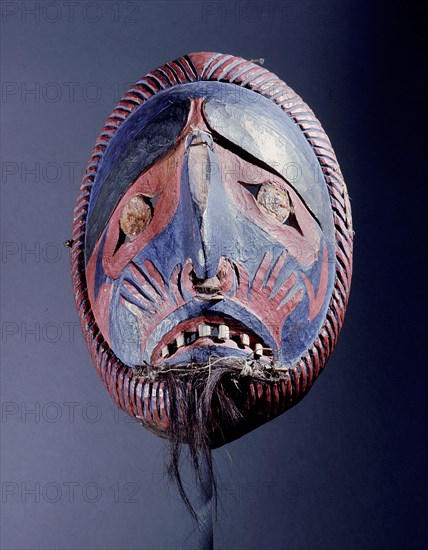 Mask used in the Hamatsa dance of the Kwakiutl Cannibal dance series