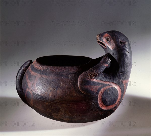 Carved wooden bowl