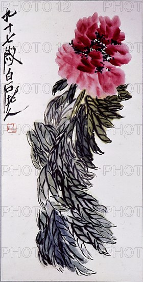 Hanging scroll by Chi Pai shih