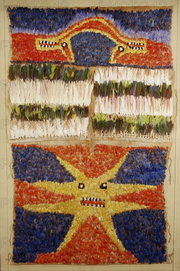 A featherwork tabard from the Nazca/Huari transitional period