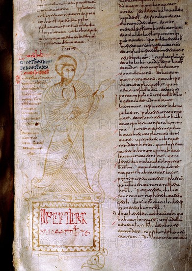 A page from a Mozarabic Biblia Hispalense, folio 161
