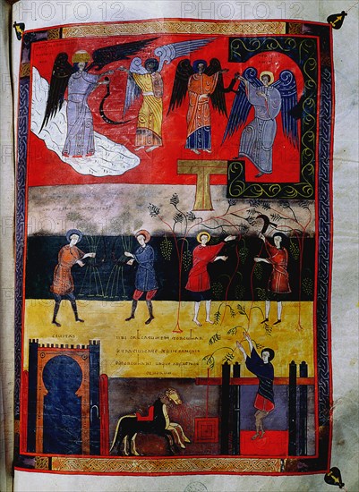 A page from the Beatus of King Ferdinand and King Sancho