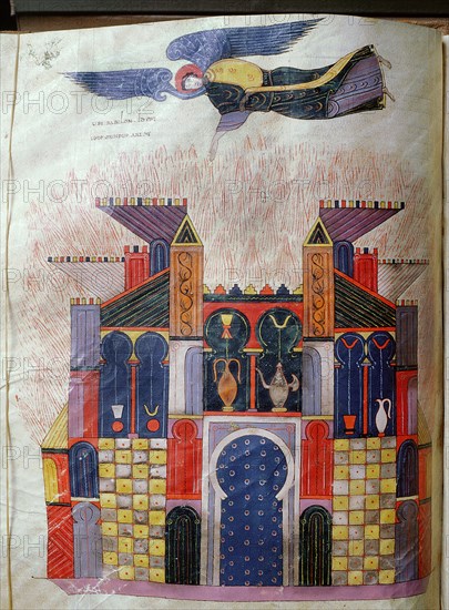 A Mozarabic illustrated copy of the Commentary on the Apocalypse by Beatus of Liebana