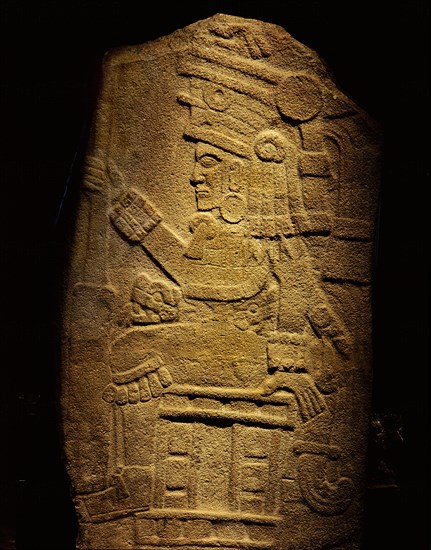 One of the Santa Lucia Stelae