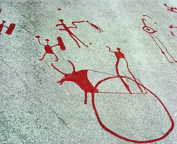Vitlycke is one of the largest surfaces of rock carvings in the whole of Scandinavia