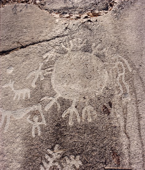 One of the many symbols and themes that constantly recur in Swedish rock carvings is that of the sun