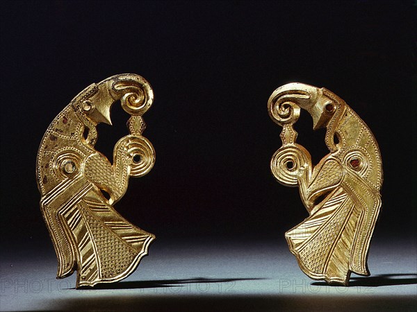 Odins birds, a pair of harness mounts from Gotland
