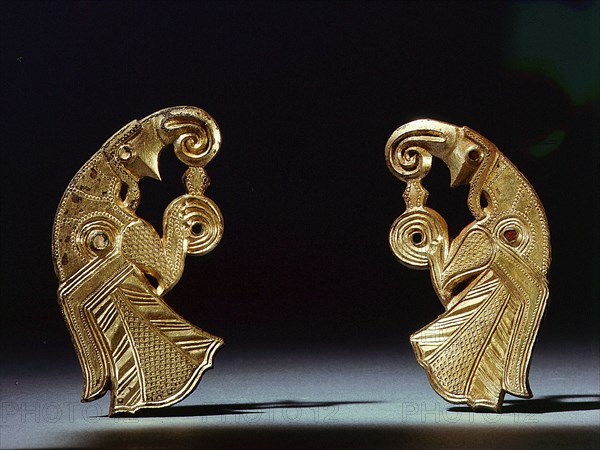 Odins birds, a pair of harness mounts from Gotland