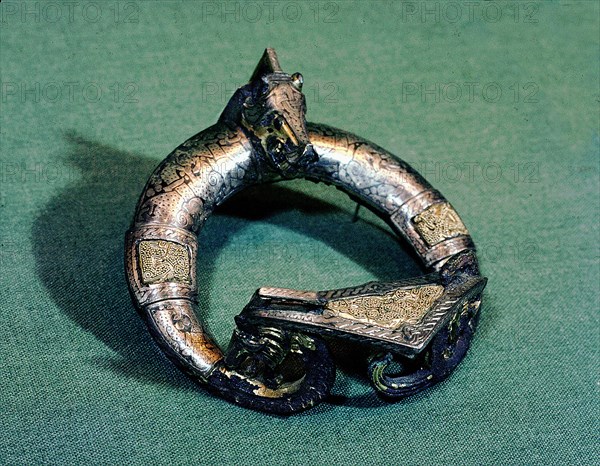 Niello brooch