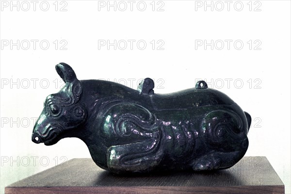 Libation vessel in animal form