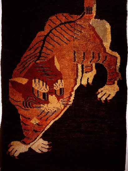 A tiger rug