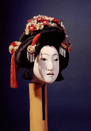 Bunraku puppet head