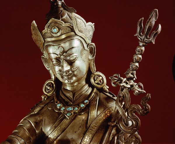 Padmasambhava, the original founder of Lamaistic Buddhism, who came to Tibet in 747 AD & taught the Tantric doctrine