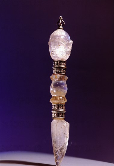 A phur bu, ritual dagger used by Tibetan lamas