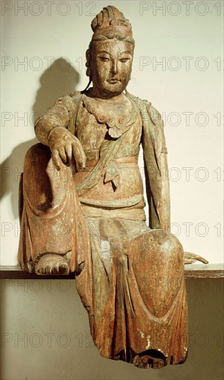 Bodhisattva seated in the position of royal ease