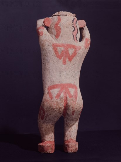 Kachina doll  painted  with  phallic symbols