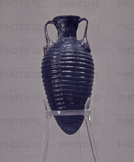 Vases like this are often found in Roman burials filled with perfume for the dead