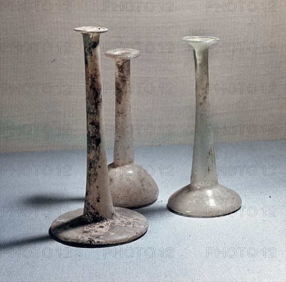 Vases like this are often found in Roman burials filled with perfume for the dead