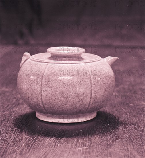 Stoneware teapot