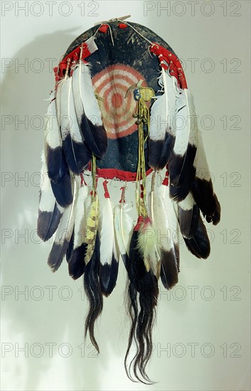 Shield made from buffalo hide