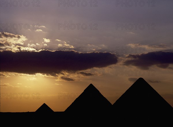 The pyramids at Giza