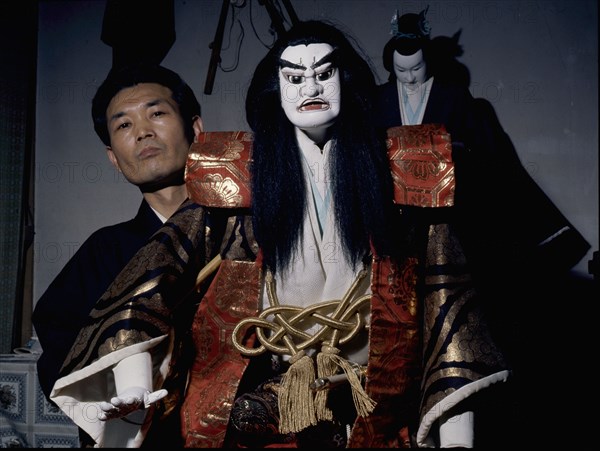 Bunraku puppet and manipulator Tamakoyo Yoshida