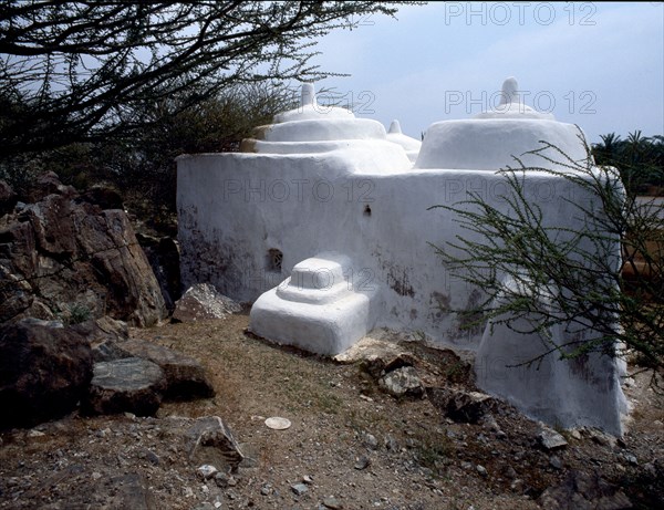 Exterior view of Baddiyah Mosque, Fujairah