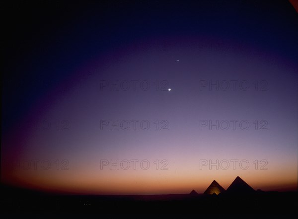 The pyramids at Giza