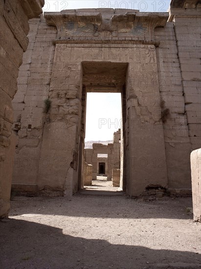 The mortuary temple of Ramesses III at Medinet Habu