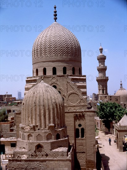 Two domed mausolea in the southern cemetery