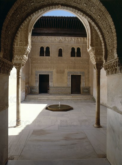 The Patio del Mexuar,The Alhambra Palace, Granada   Spain