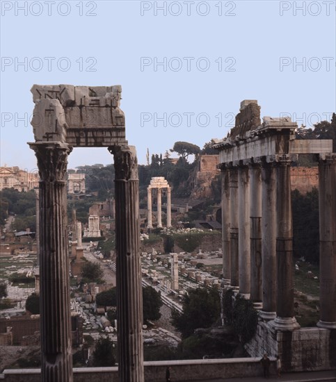 The Roman Forum looking East